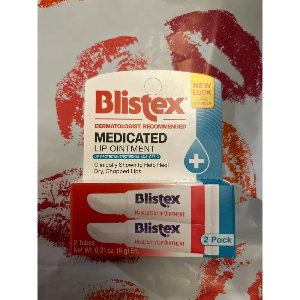 New Blistex 2pk Medicated Lip Protectant Ointment🌞 0.21oz each